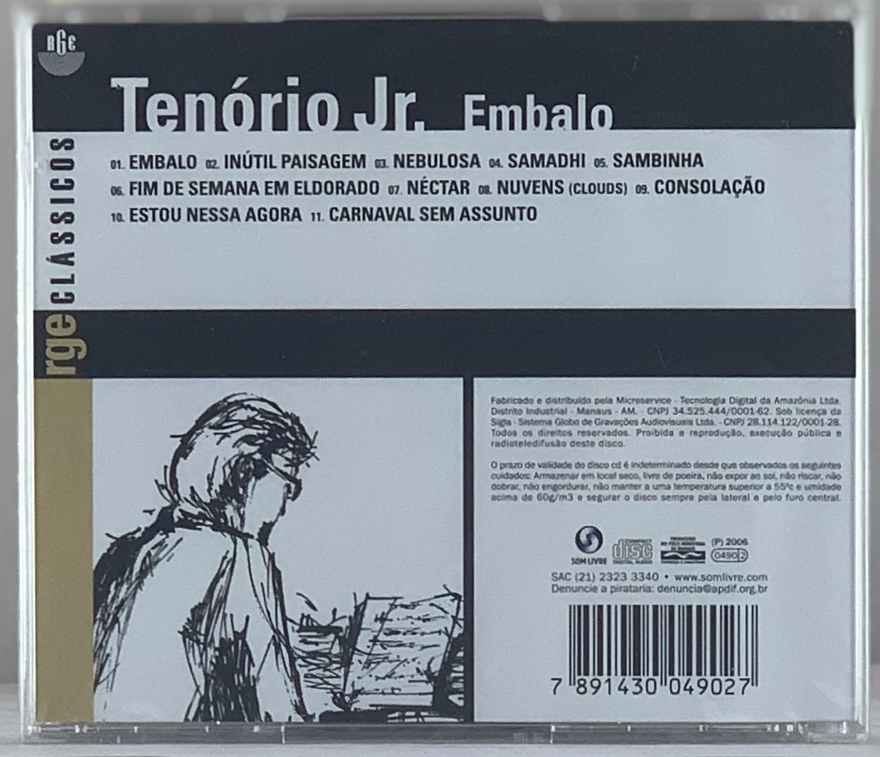 Tenório Jr. - Embalo (CD novo) | Tracks Rio